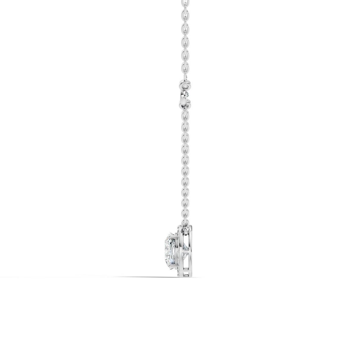 Cushion Halo Pendant