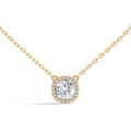 Cushion Halo Pendant