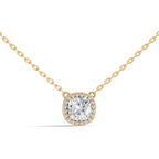 Cushion Halo Pendant
