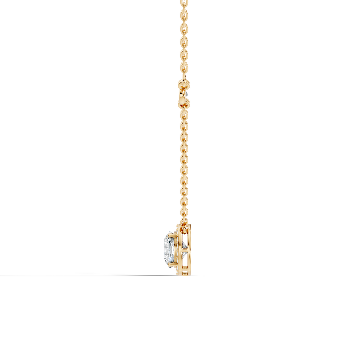 Cushion Halo Pendant