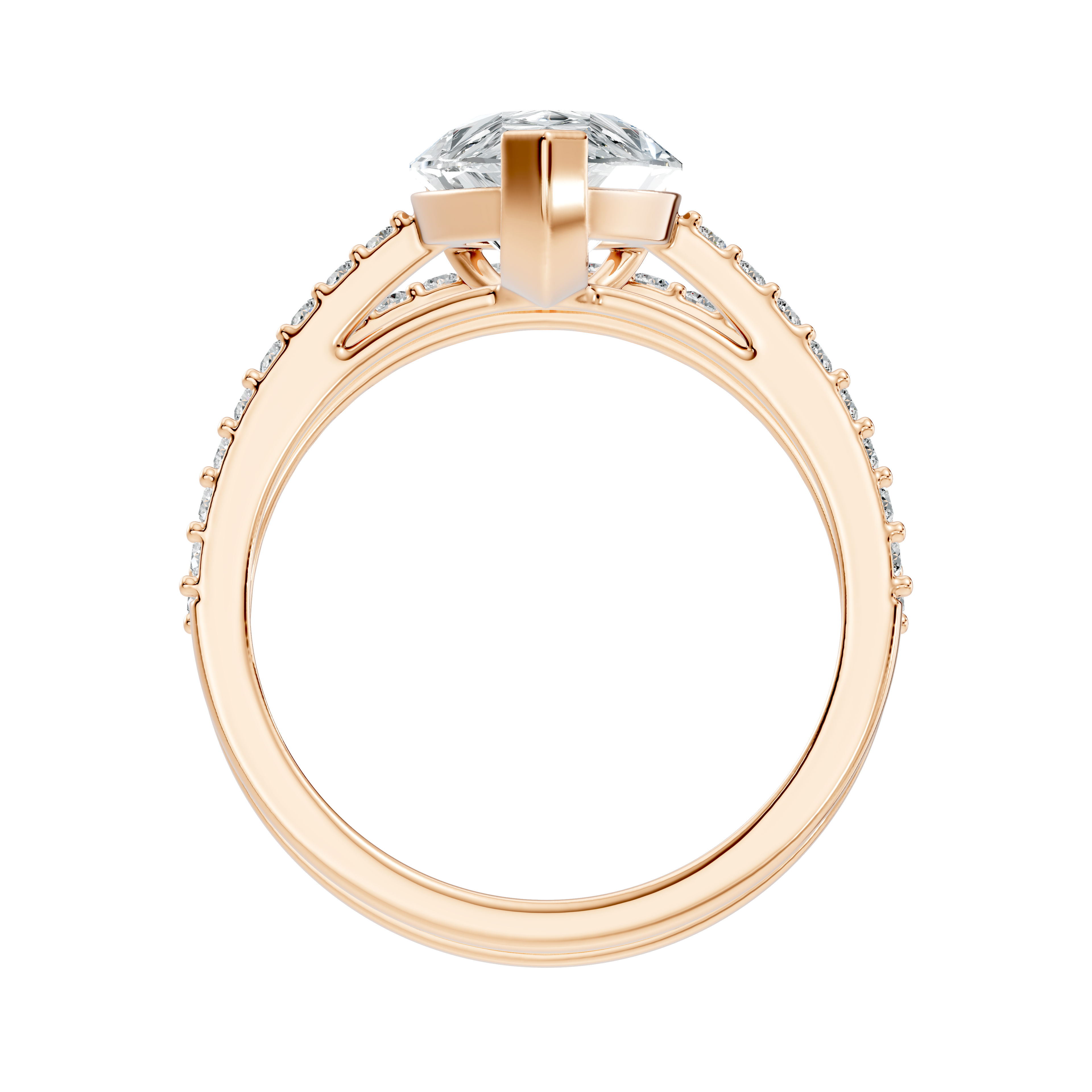 Aurelia Double-Band Solitaire