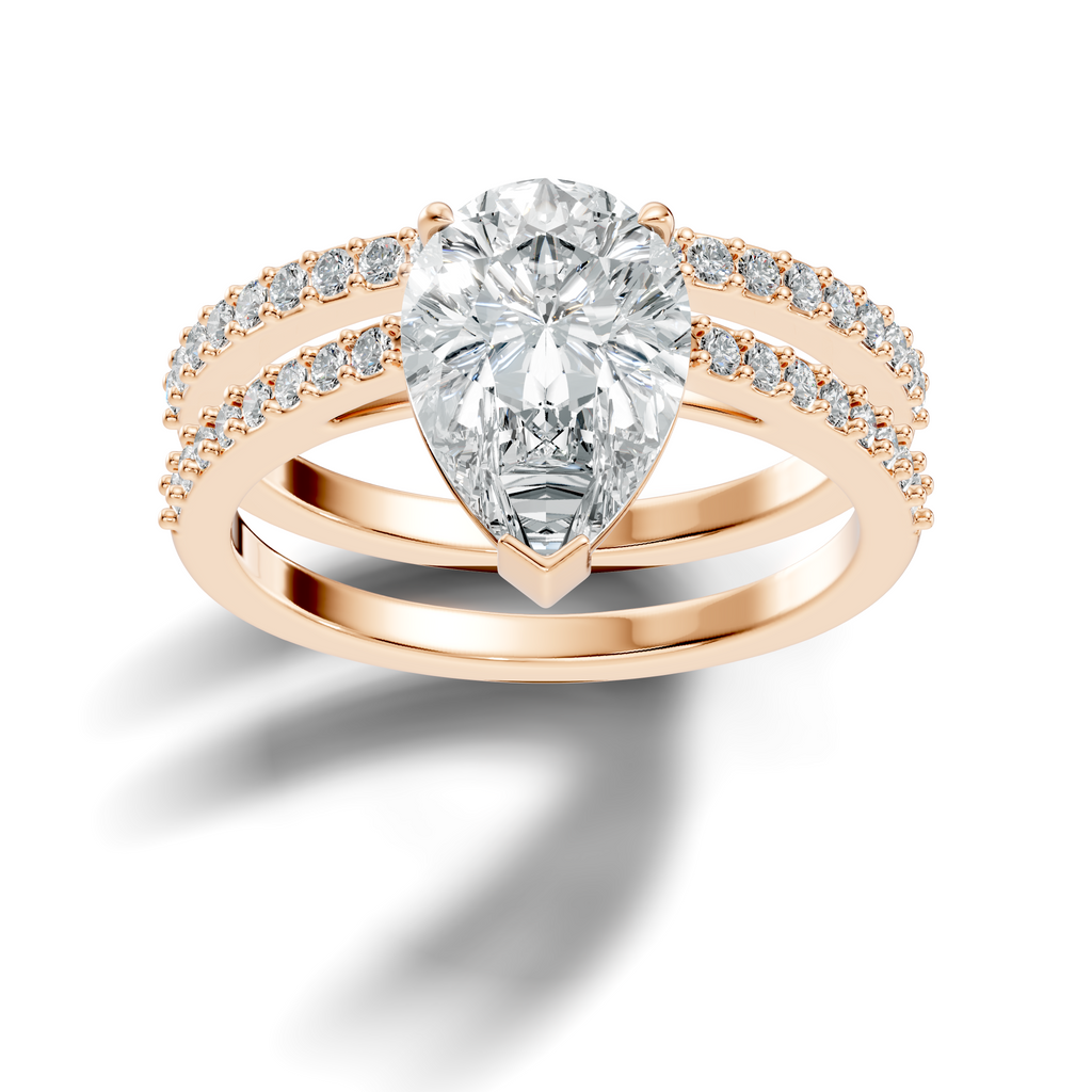 Aurelia Double-Band Solitaire