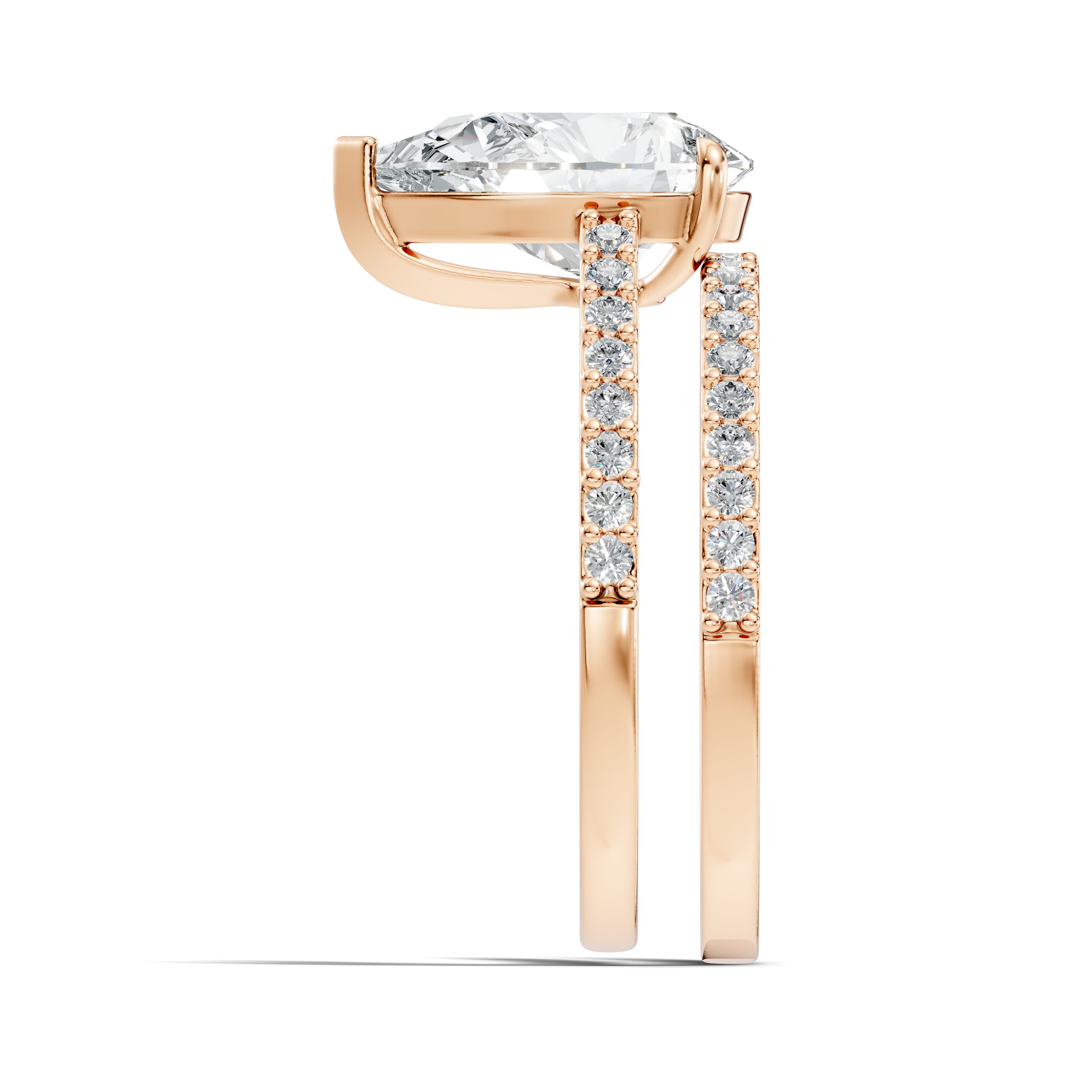 Aurelia Double-Band Solitaire