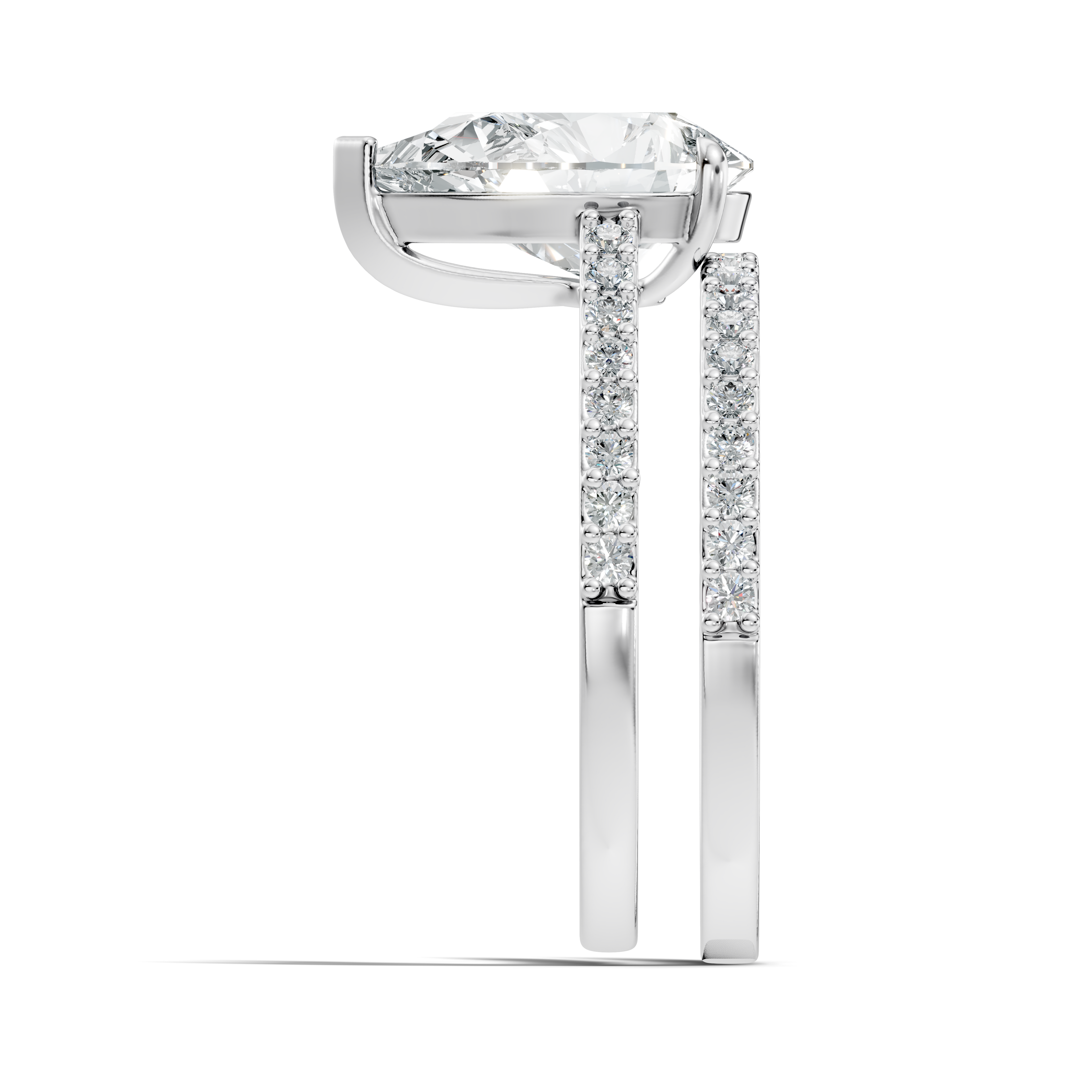 Aurelia Double-Band Solitaire