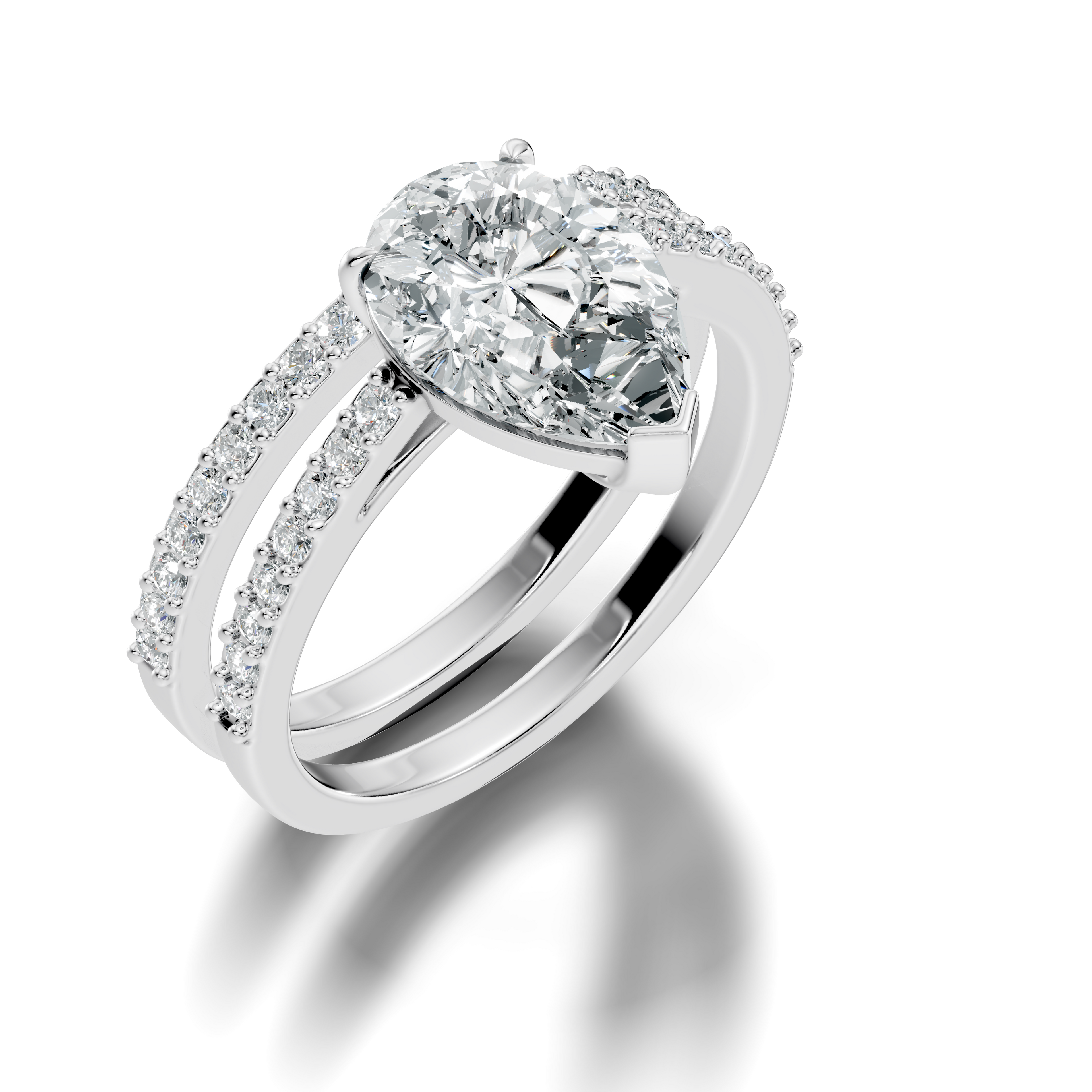 Aurelia Double-Band Solitaire