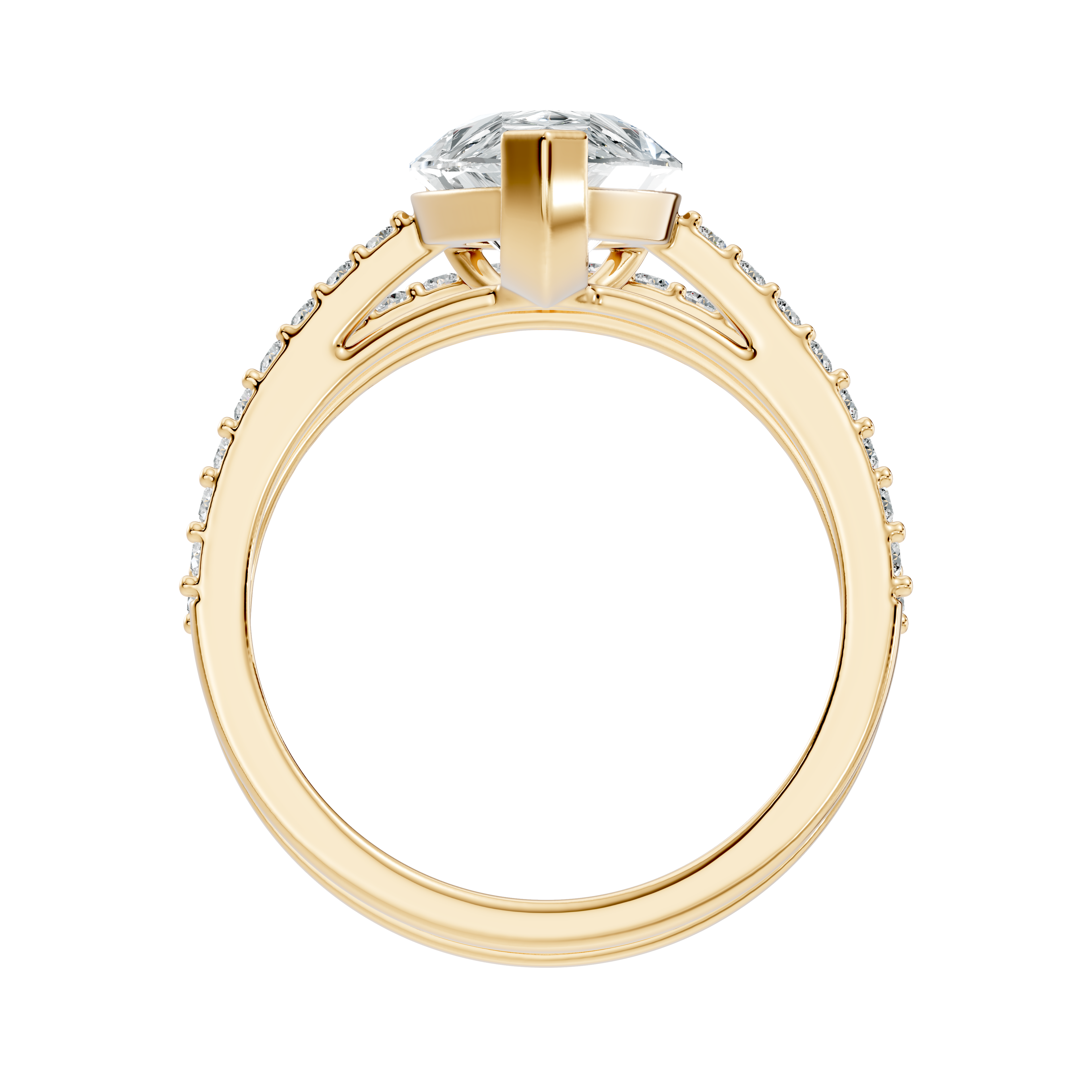 Aurelia Double-Band Solitaire