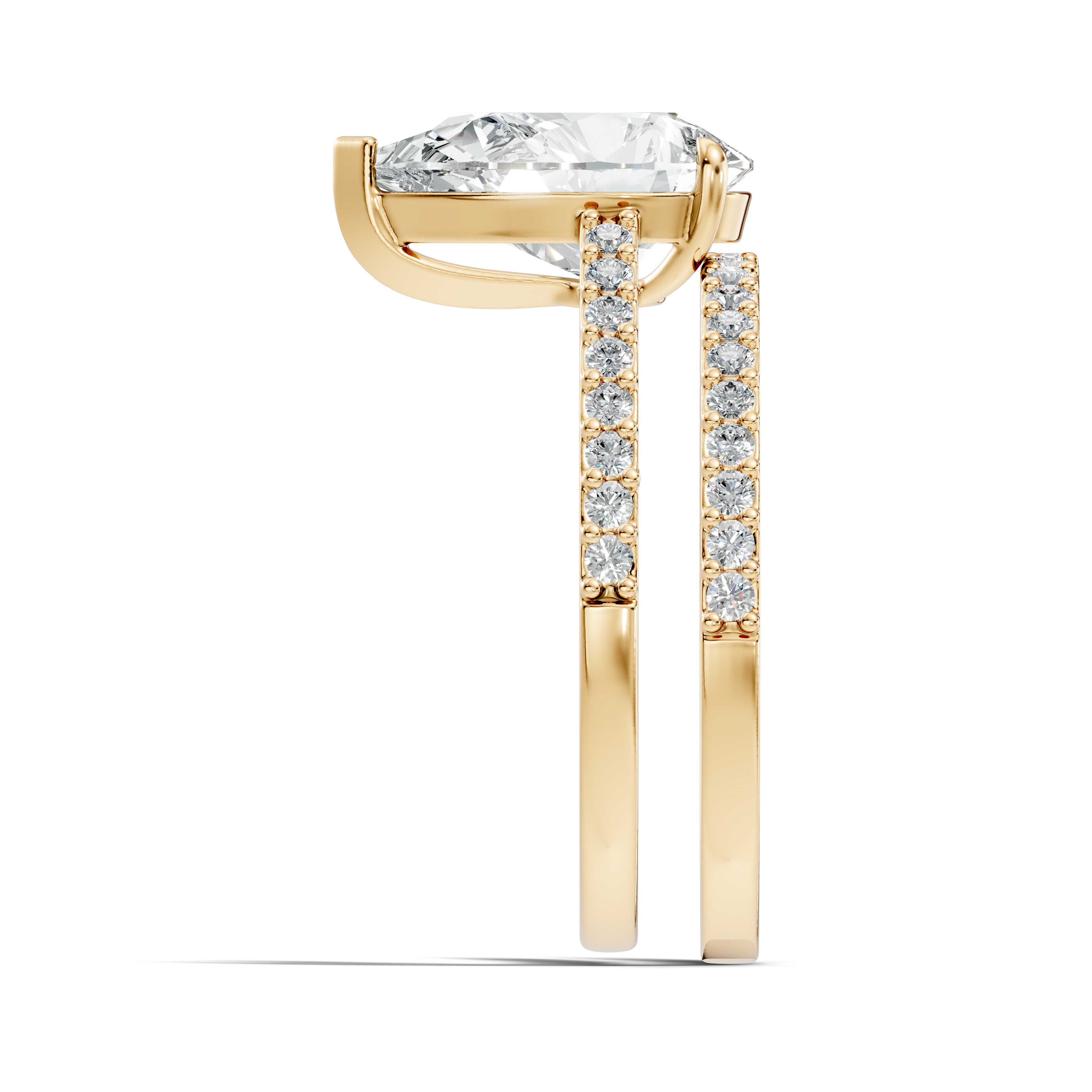 Aurelia Double-Band Solitaire
