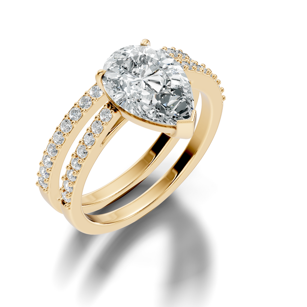 Aurelia Double-Band Solitaire