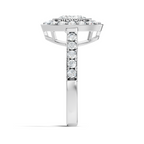 Milgrain Halo Solitaire