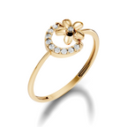 Gilded Moonlit Flower