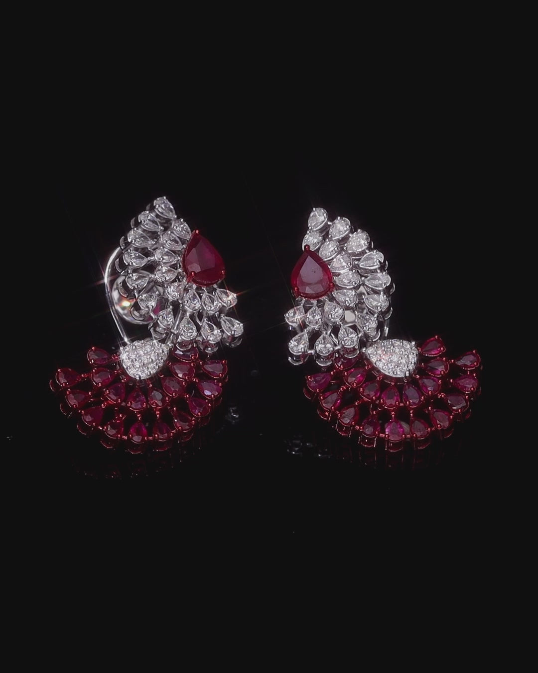 Scarlet Wings Earrings