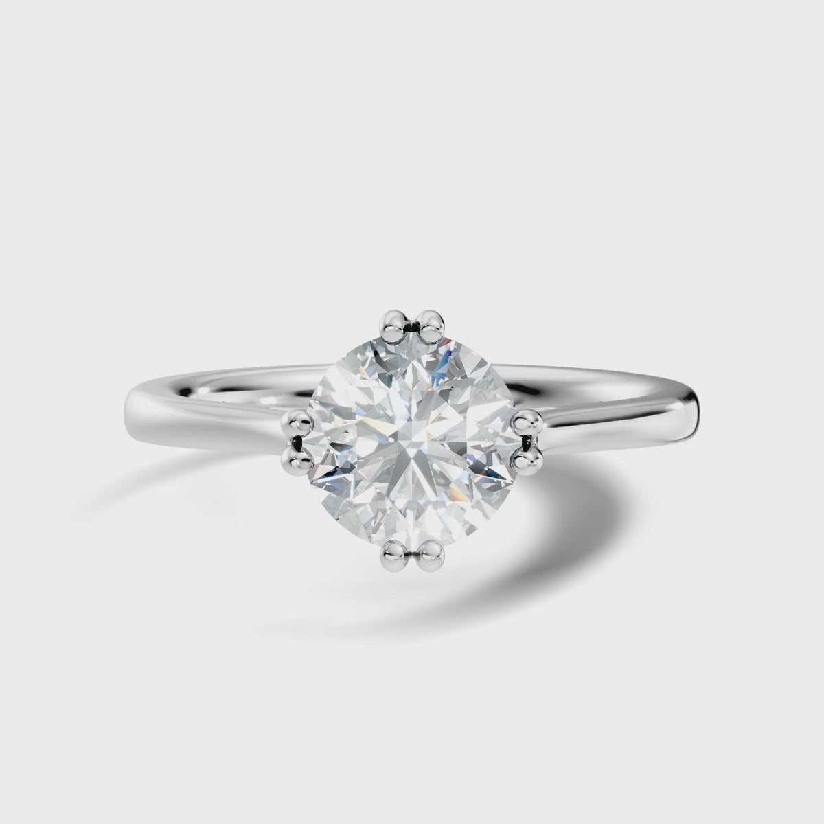 Meridian Round Solitaire