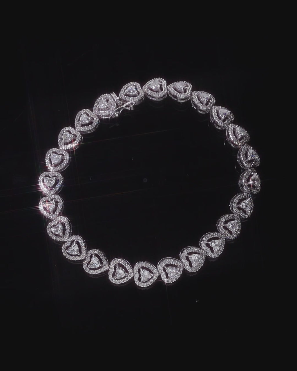 Eternal Heart Diamond Bracelet