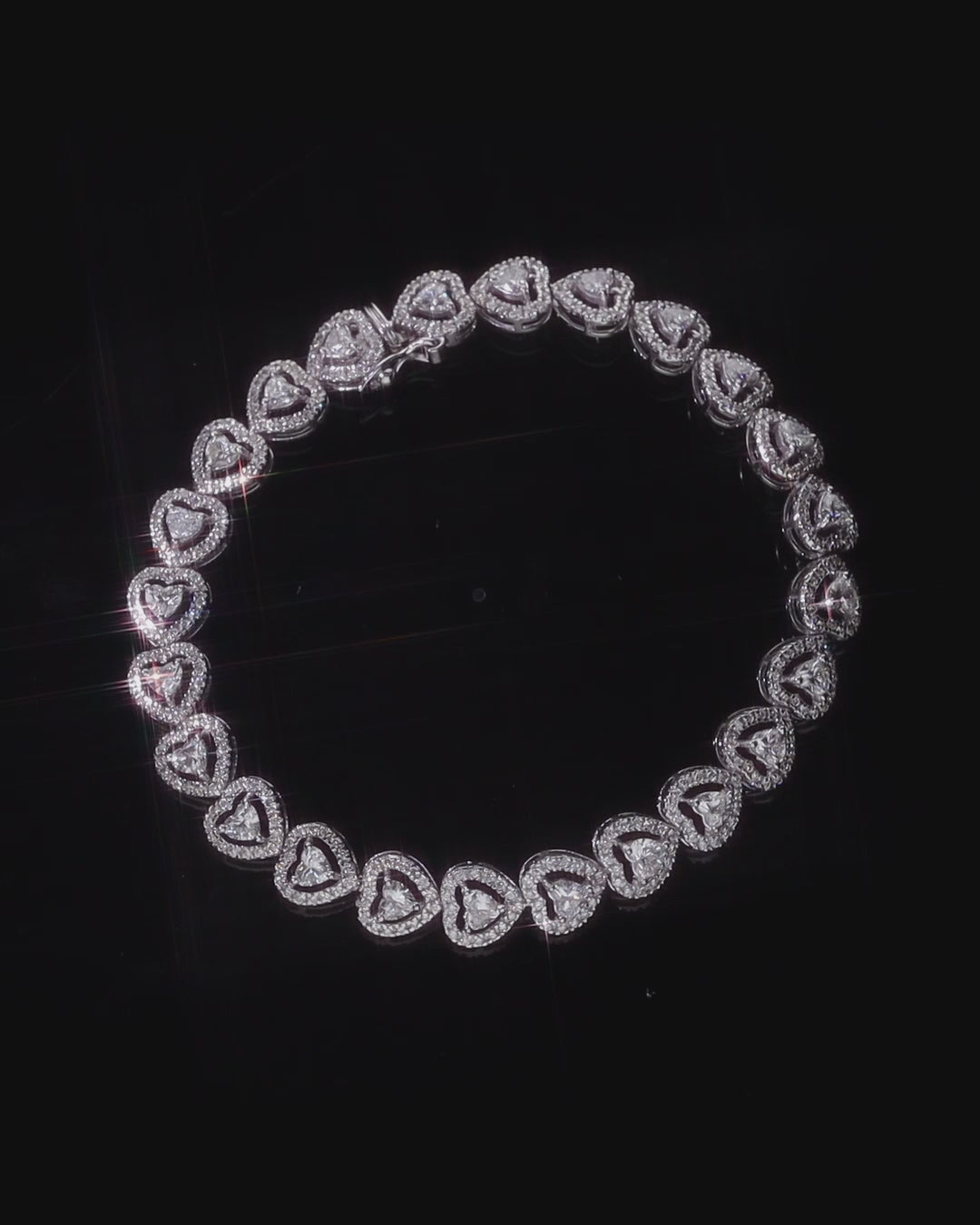 Eternal Heart Diamond Bracelet