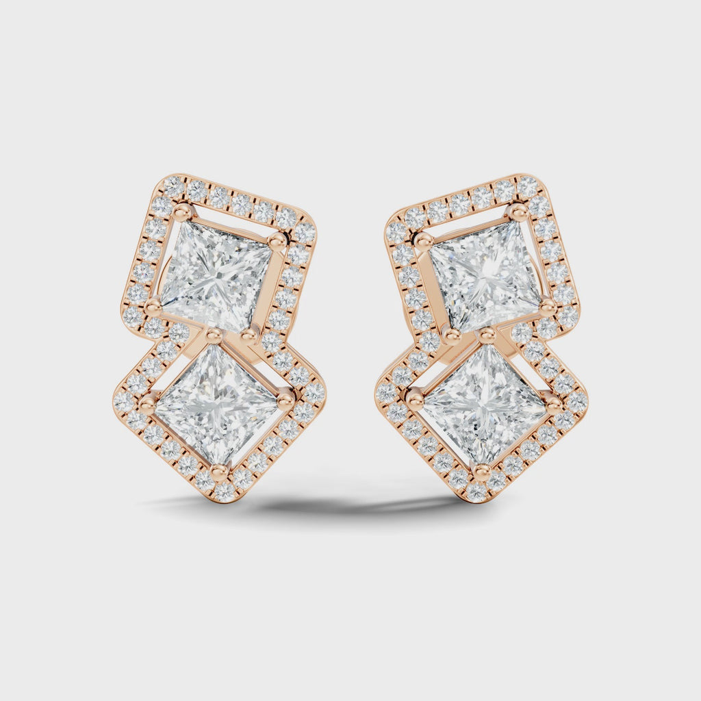 Imperial Rhombus Studs
