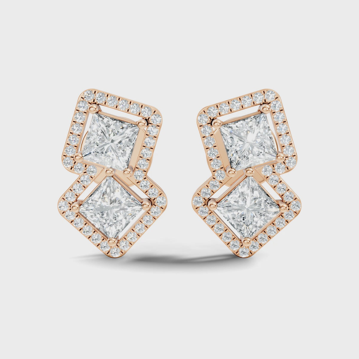 Imperial Rhombus Studs