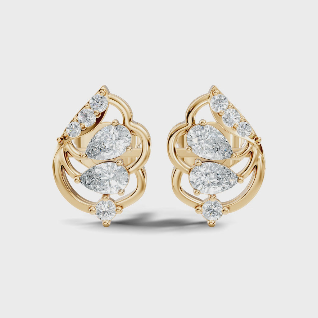 Dewdrop Filigree Studs