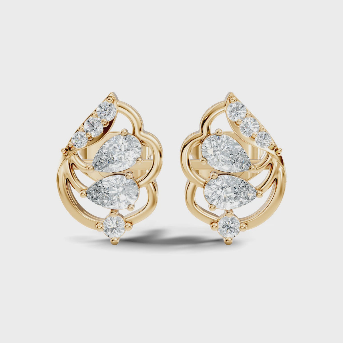 Dewdrop Filigree Studs