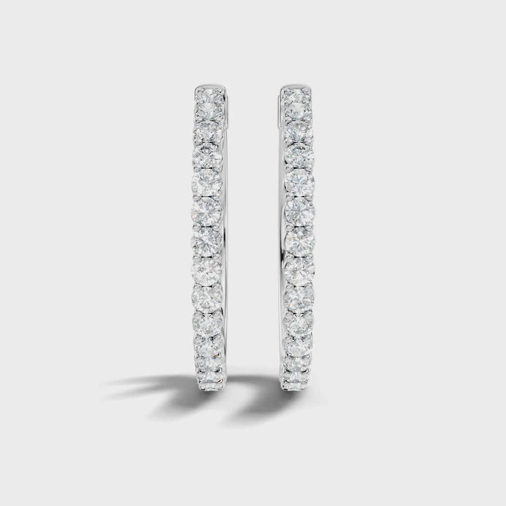 Glare Crescent Hoops