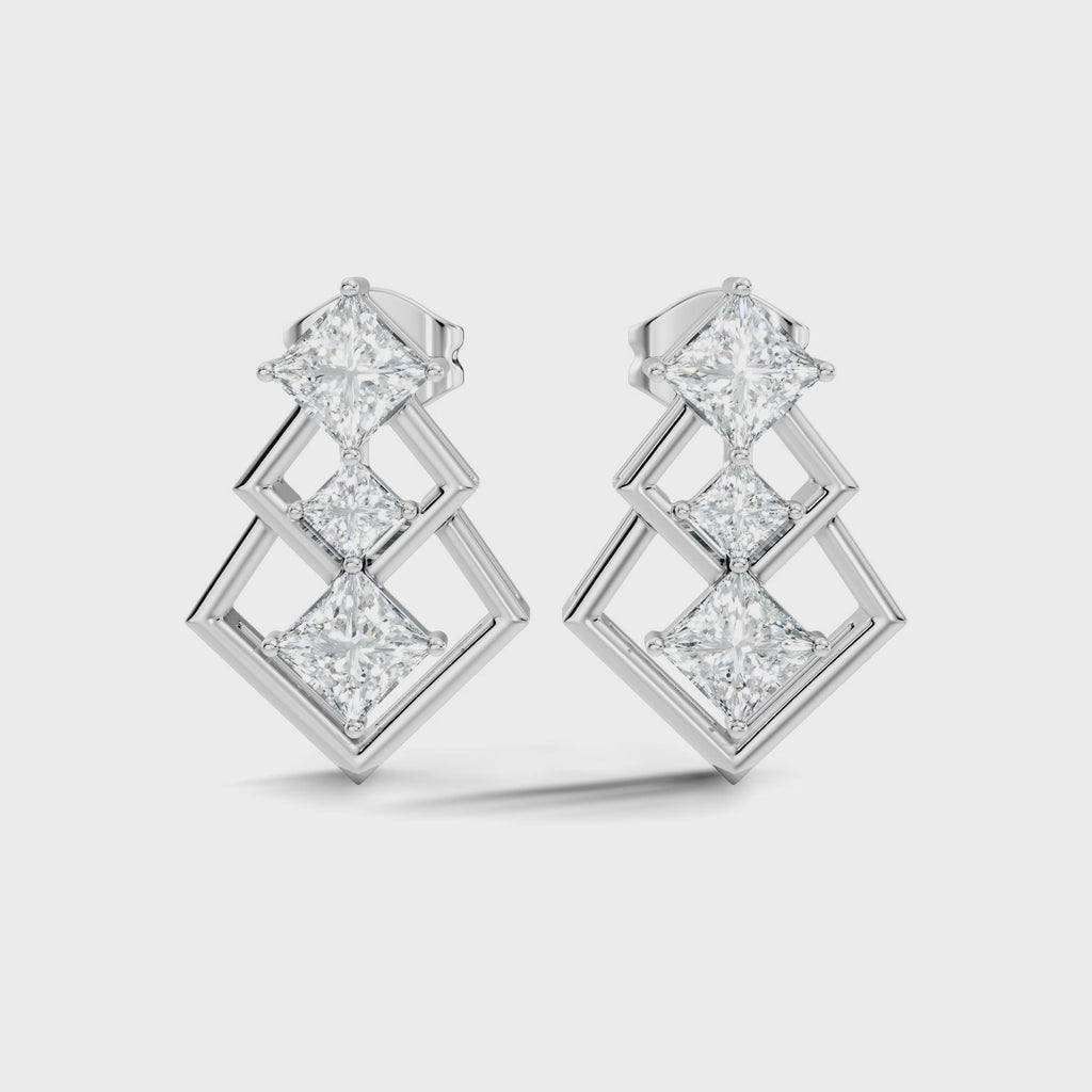 Cubic Silhouette Drops