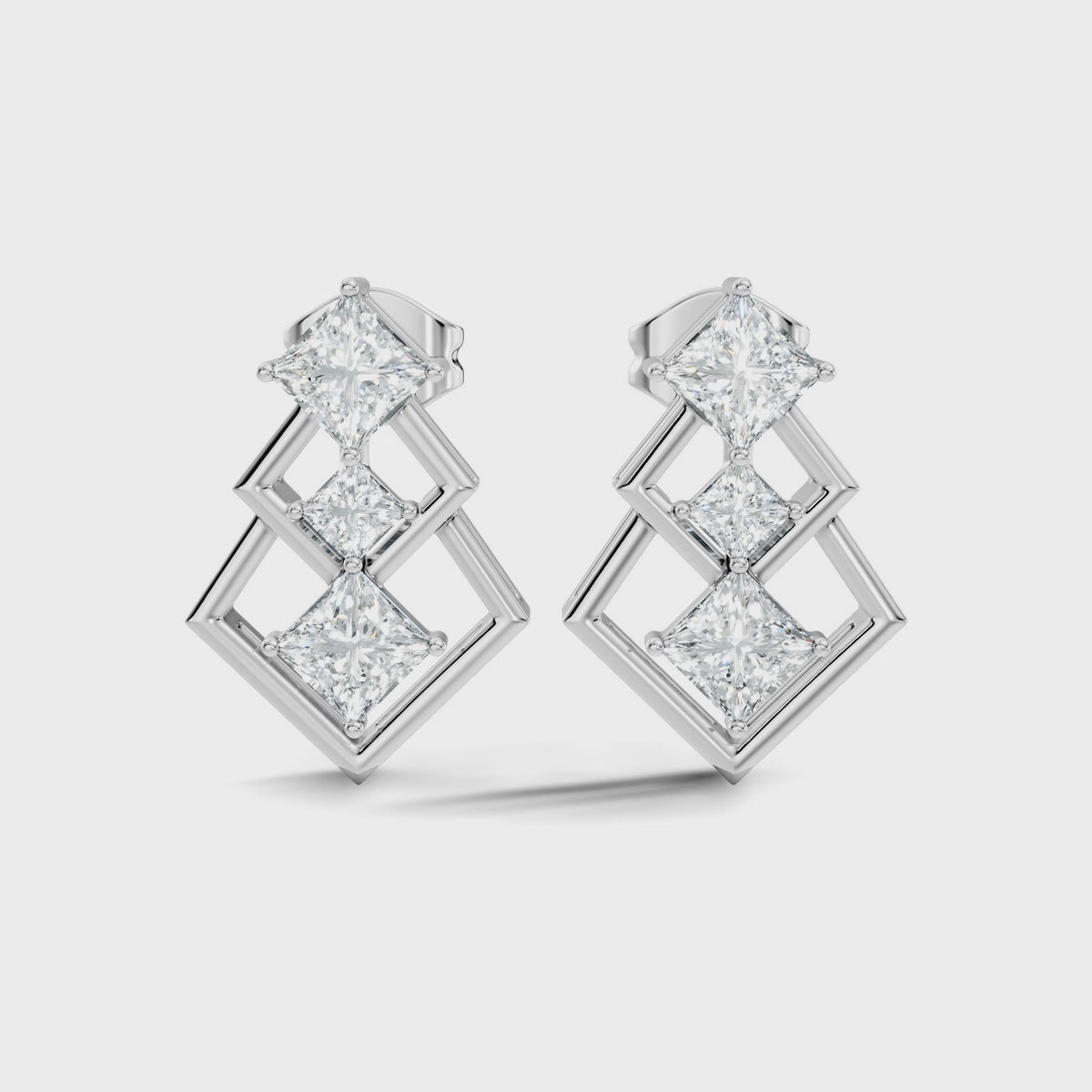 Cubic Silhouette Drops