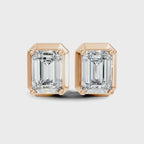Empress Emerald-Cut Studs