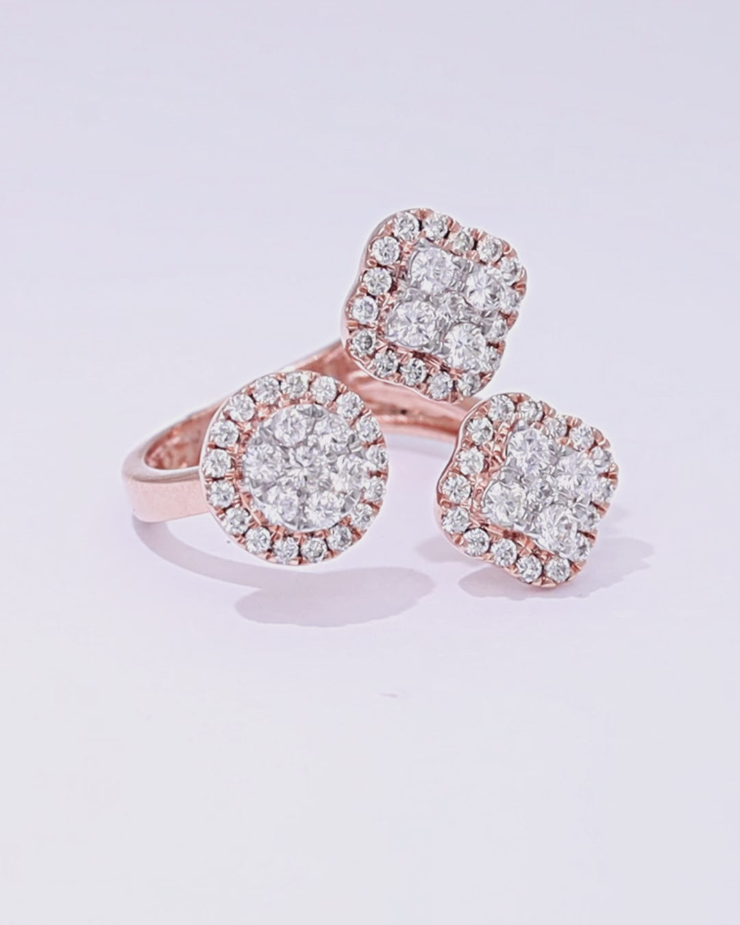 Trinity Contour Ring