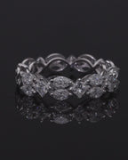 Marquise Trellis Eternity Ring