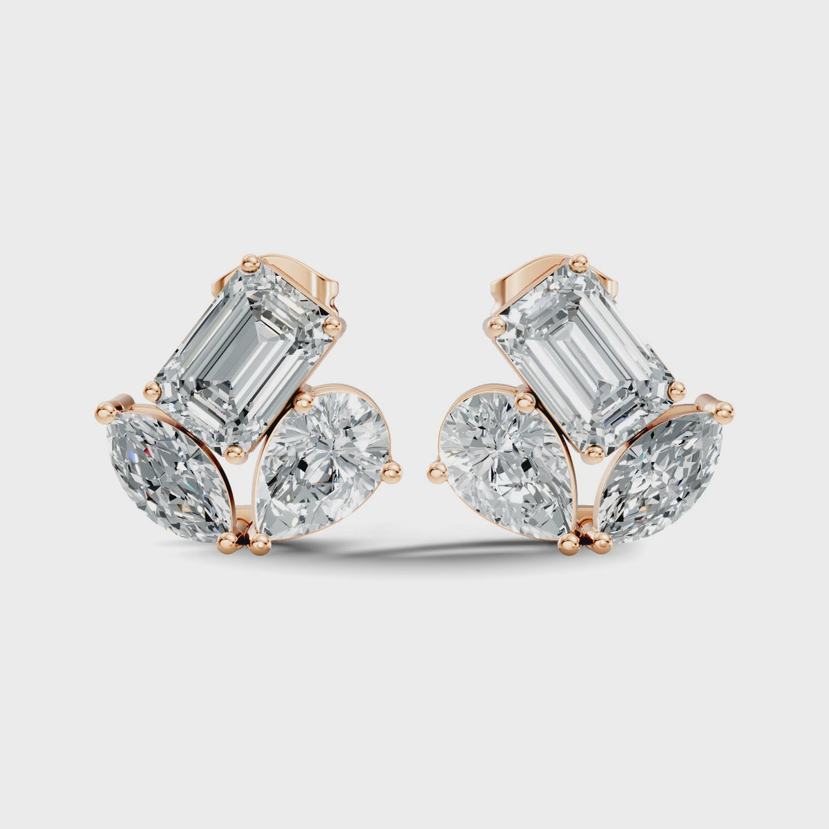 Winged Trio Studs