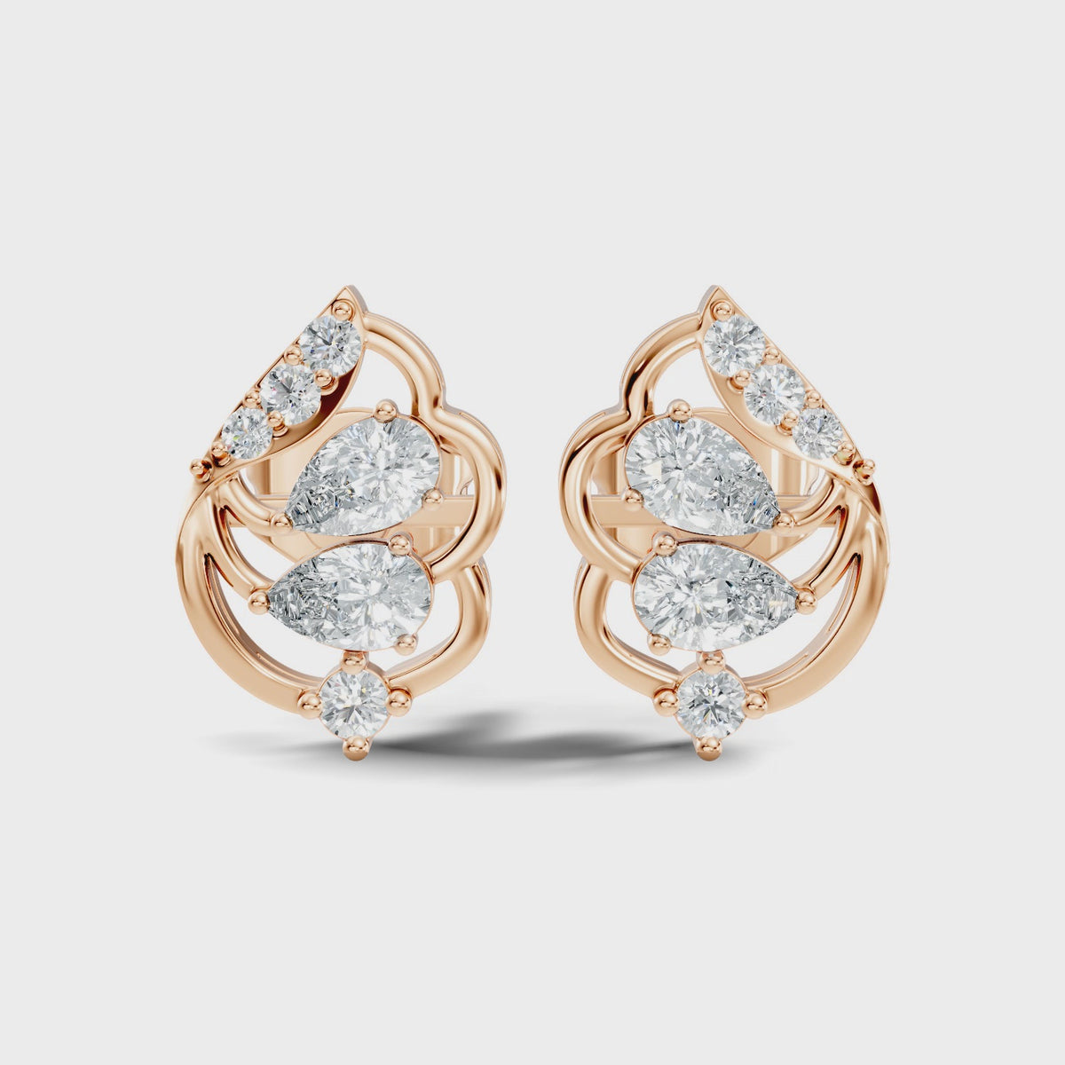 Dewdrop Filigree Studs