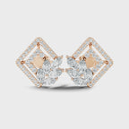 Origami Crystal Studs