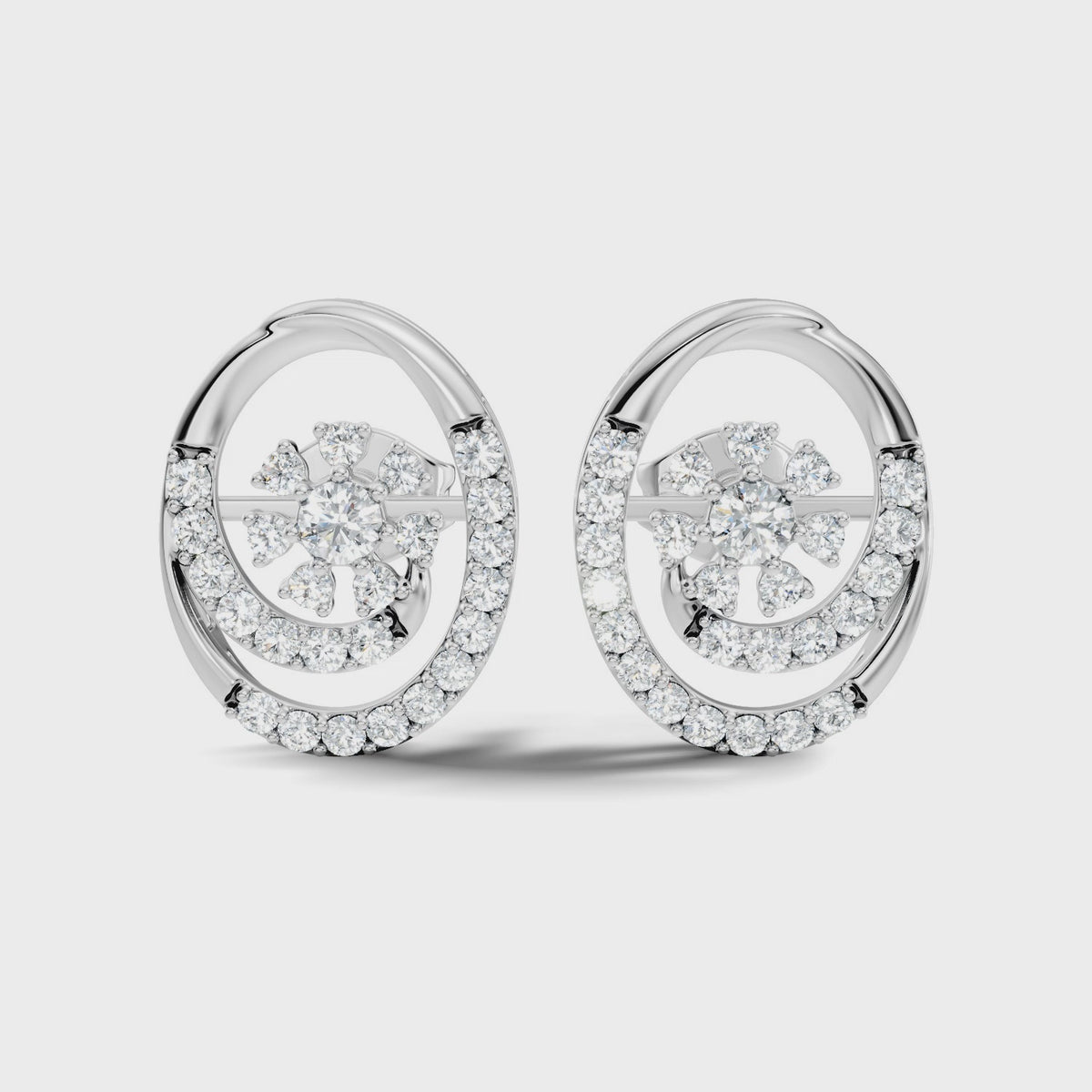 Radiant Spiral Studs