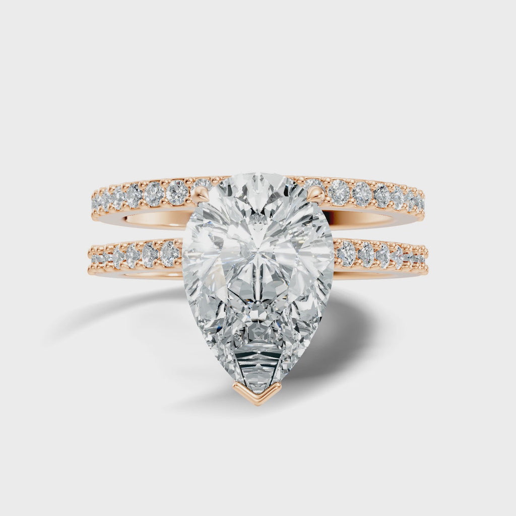 Aurelia Double-Band Solitaire