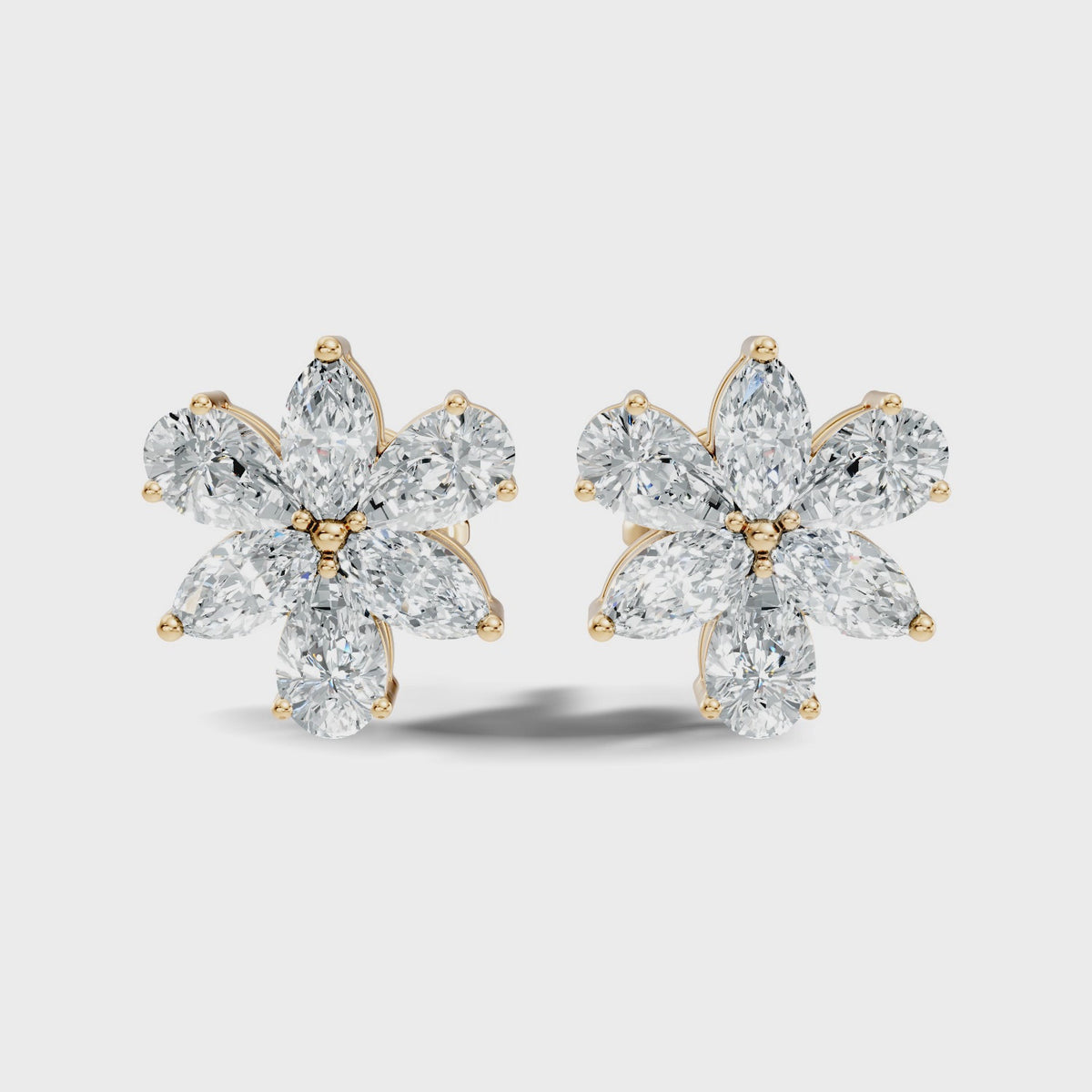 Marquise Petal Studs