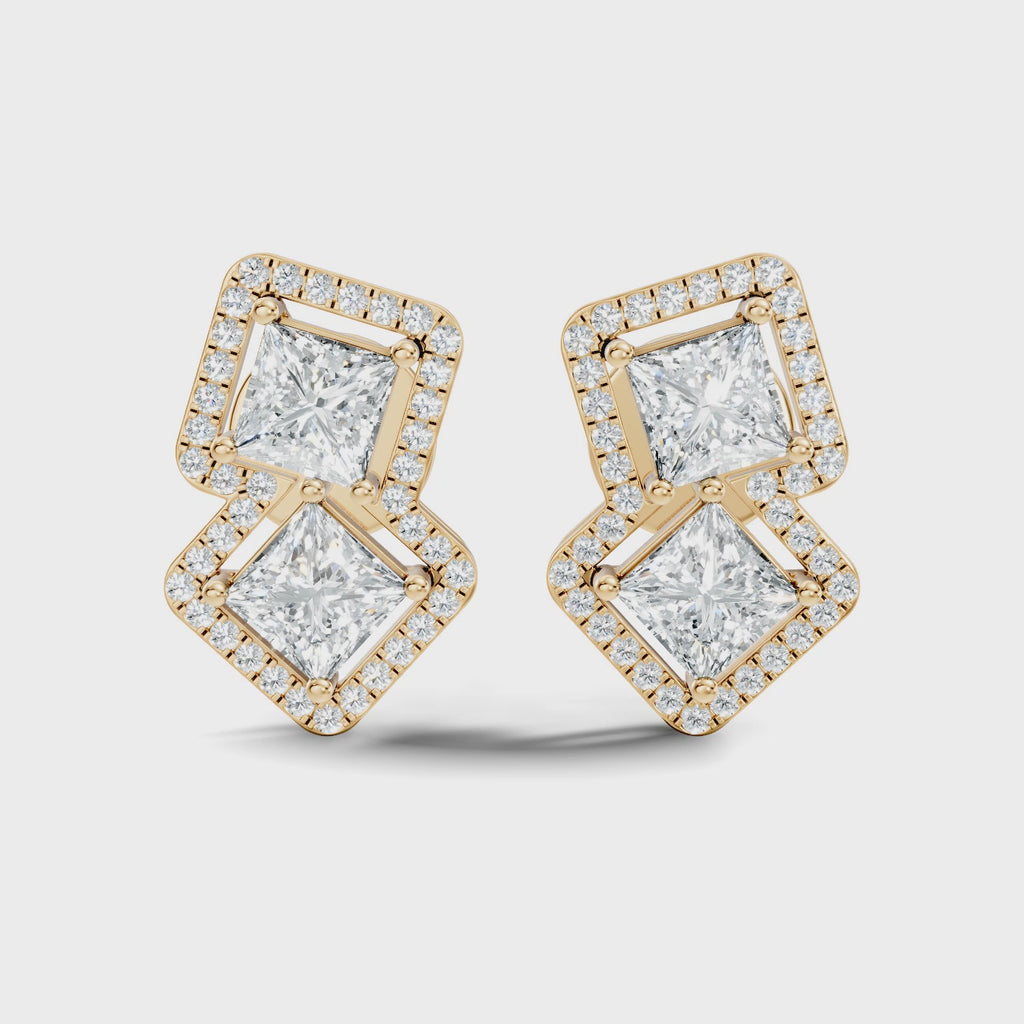 Imperial Rhombus Studs
