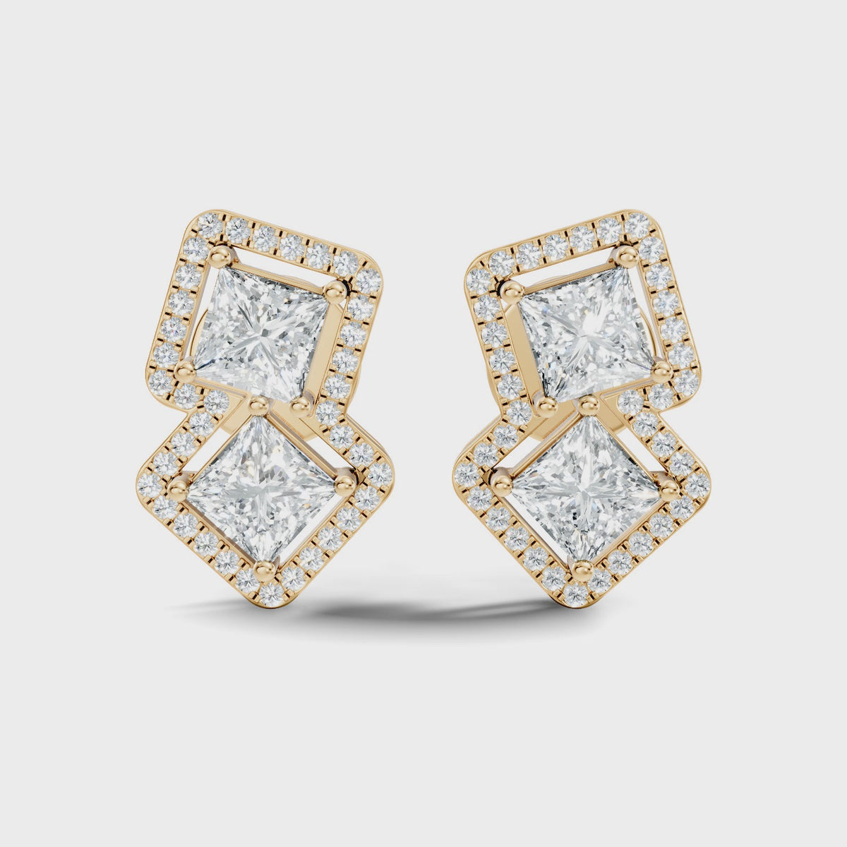 Imperial Rhombus Studs