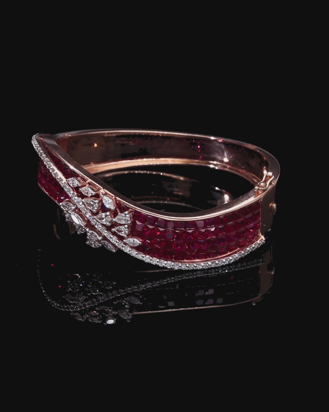 Crimson Wave Bracelet