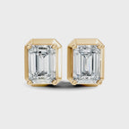 Empress Emerald-Cut Studs