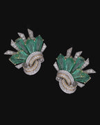 Emerald Ribbon Cascade Set
