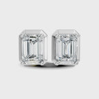 Empress Emerald-Cut Studs
