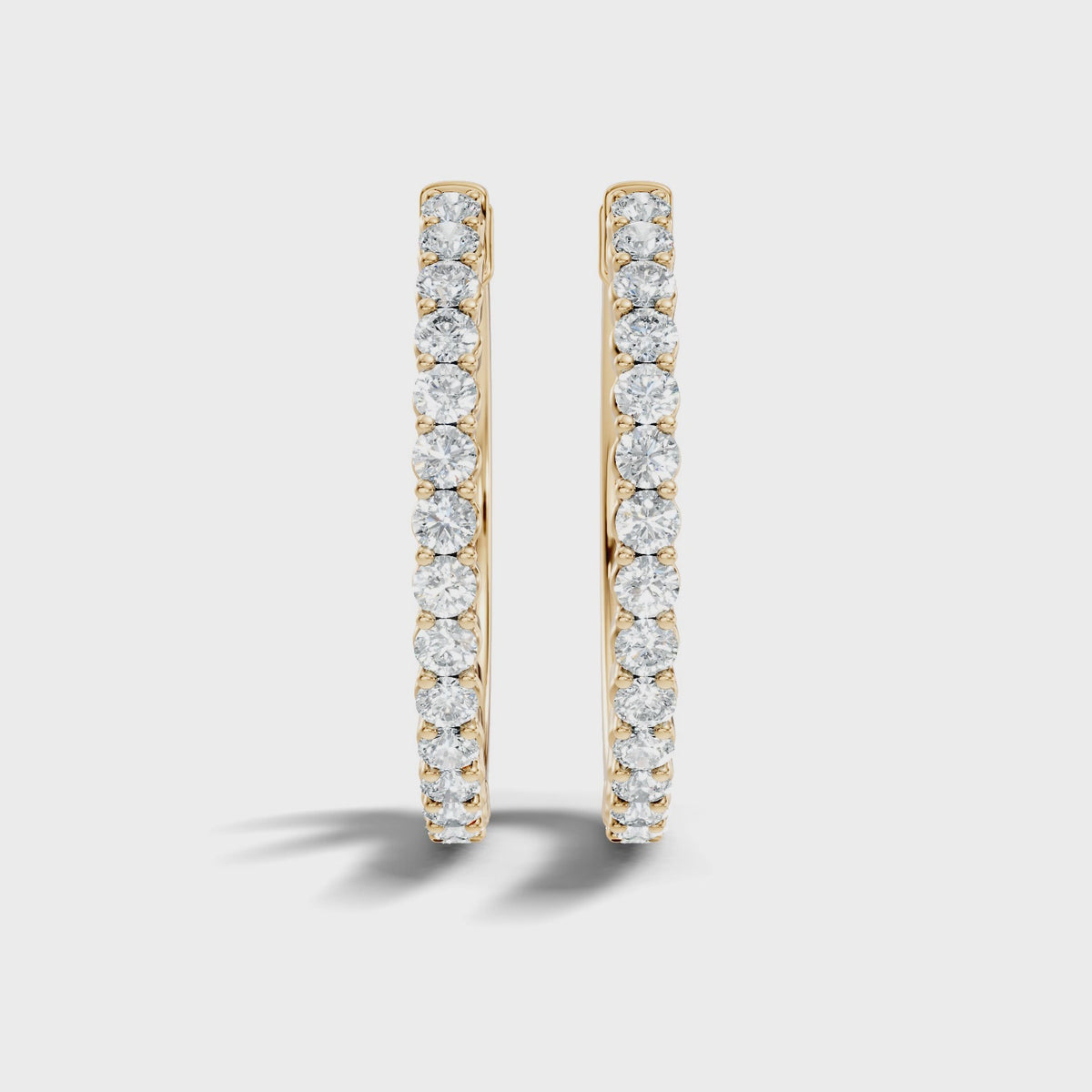 Glare Crescent Hoops