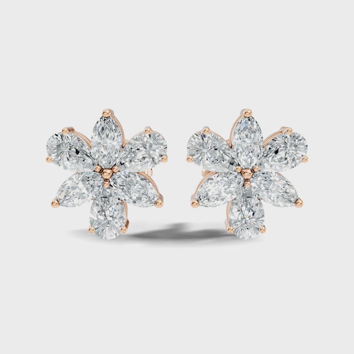 Marquise Petal Studs