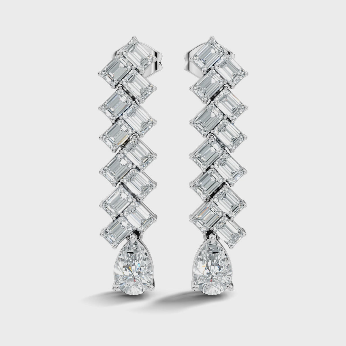 Crystal Herringbone Drops