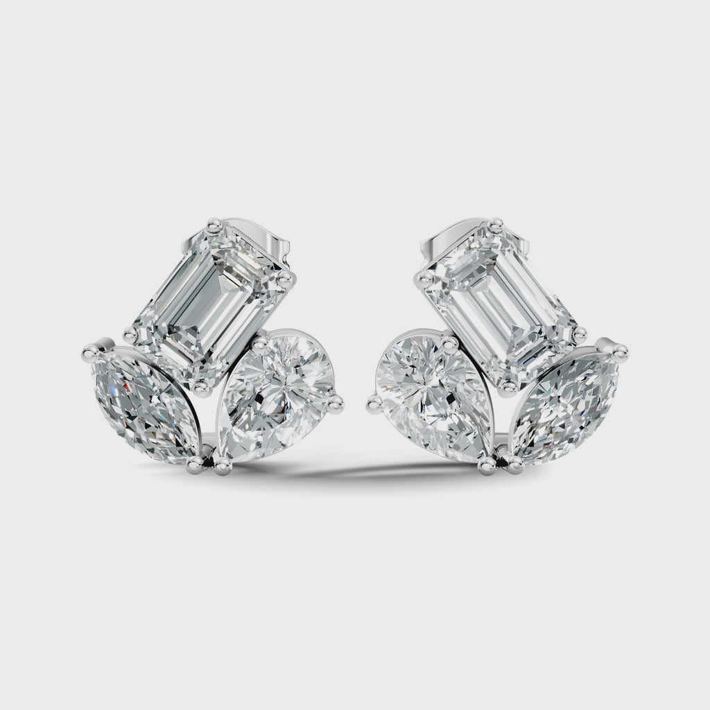 Winged Trio Studs