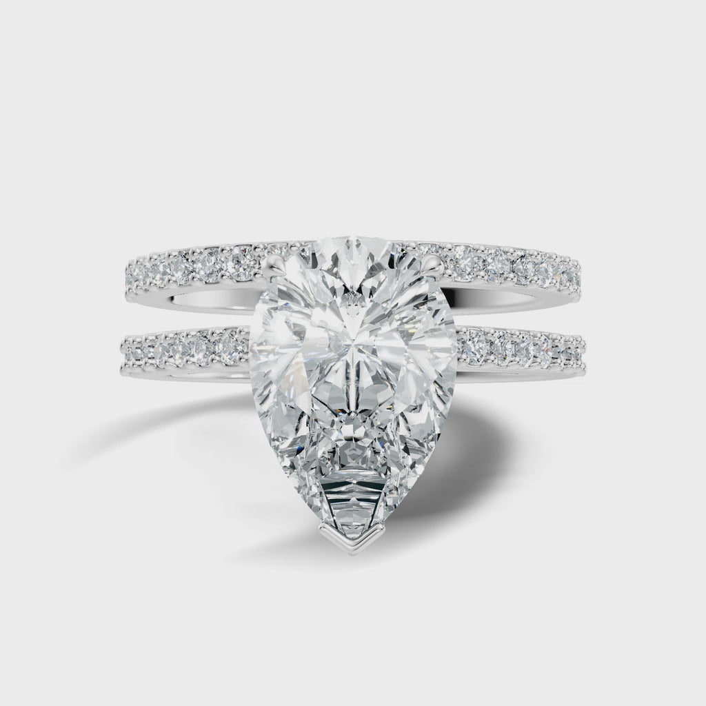 Aurelia Double-Band Solitaire