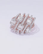 Rose Lattice Illusion Ring