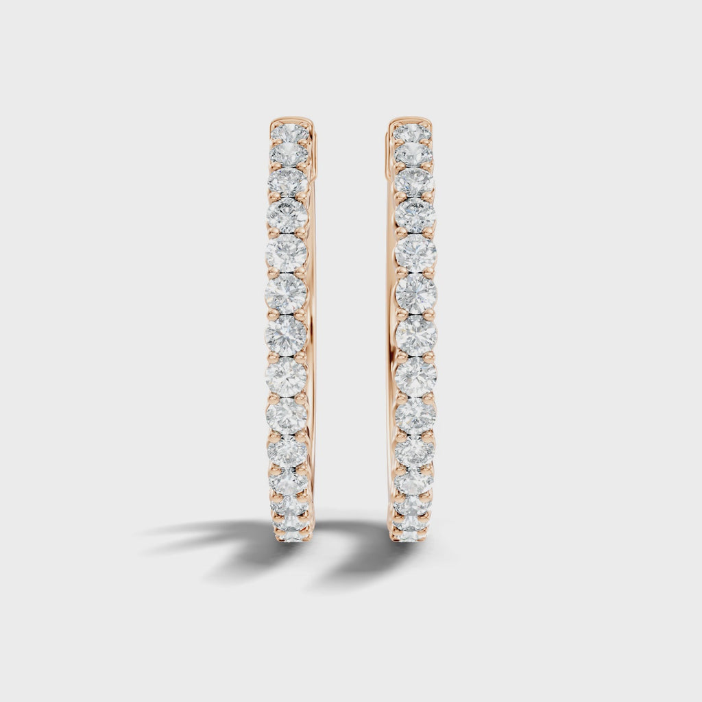 Glare Crescent Hoops