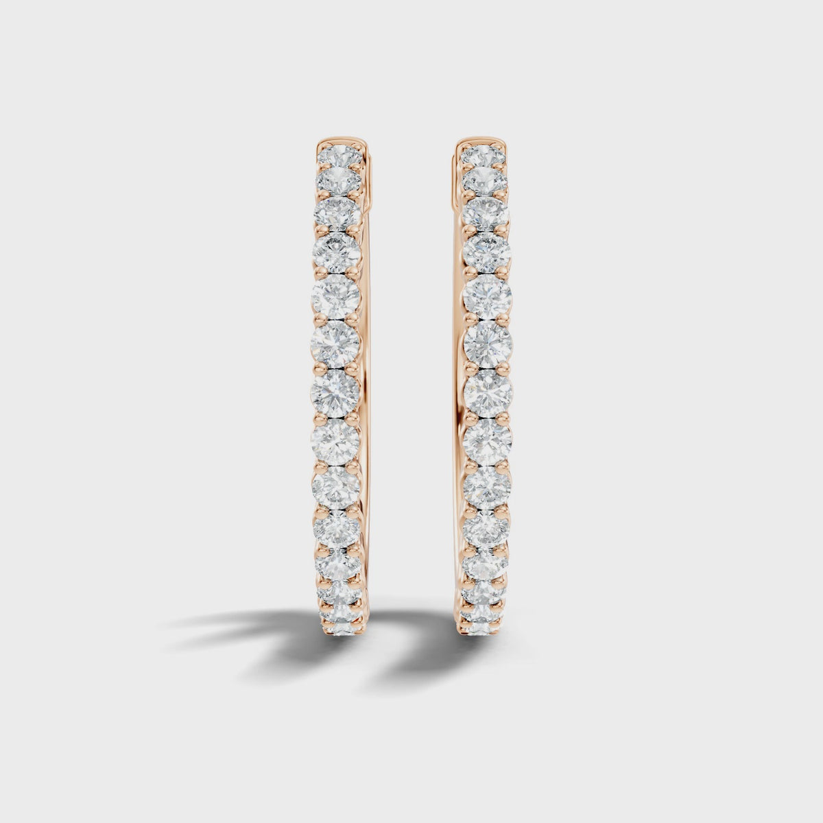 Glare Crescent Hoops