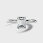 Amour Emerald-Cut Solitaire